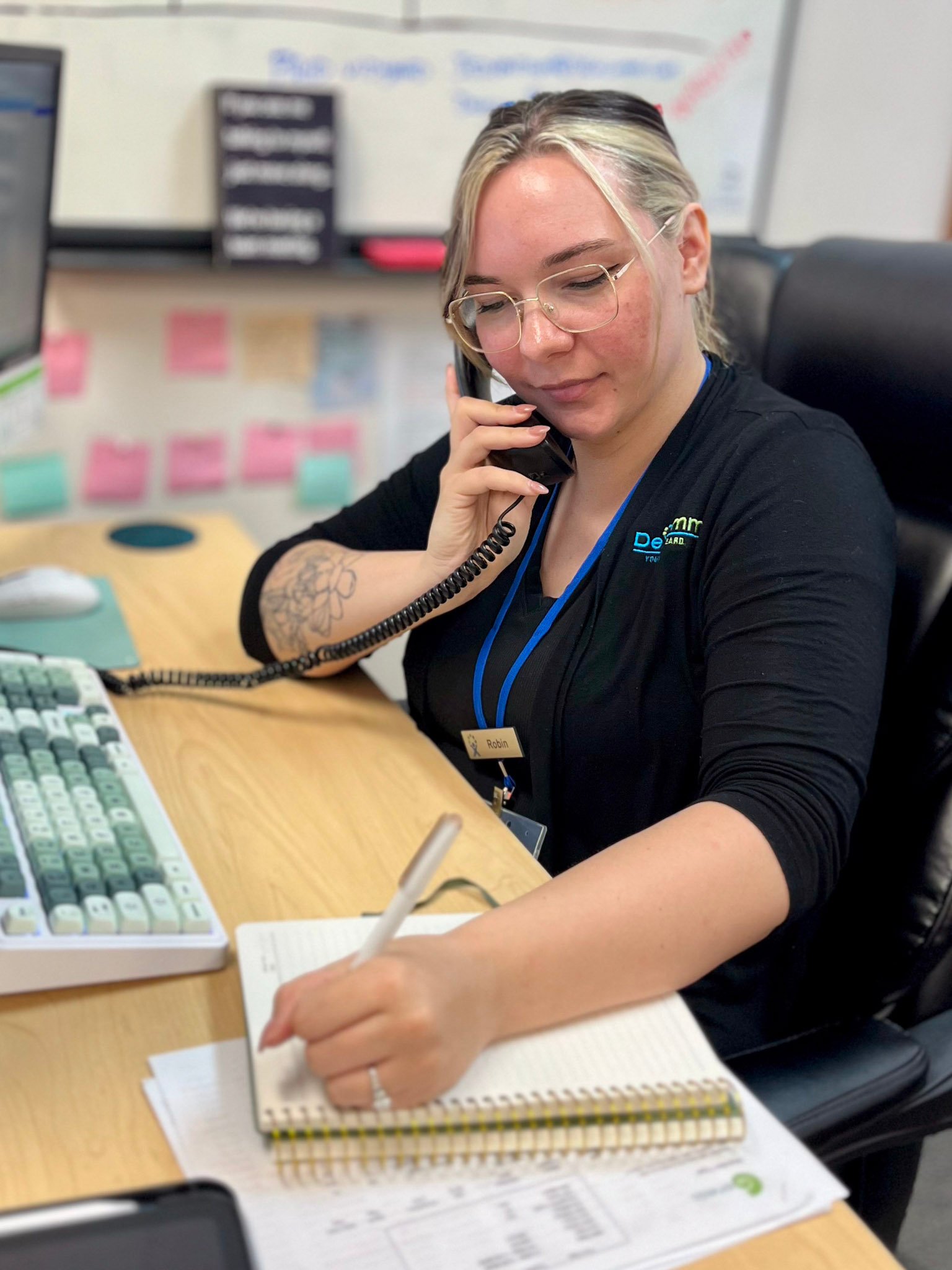 Dexcomm Dedicated Account Manager on the Phone