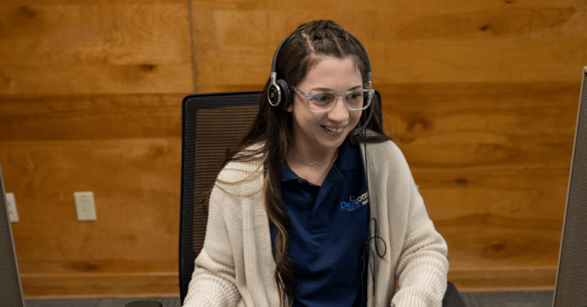 Dexcomm Agent handling a hybrid call