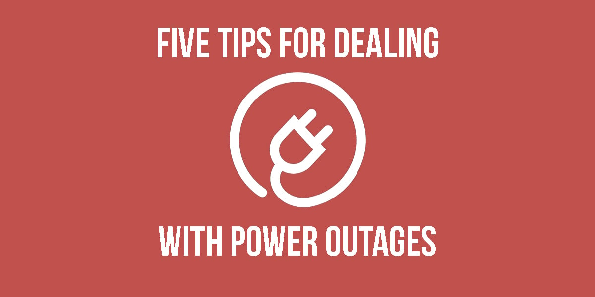 dealing with power outages