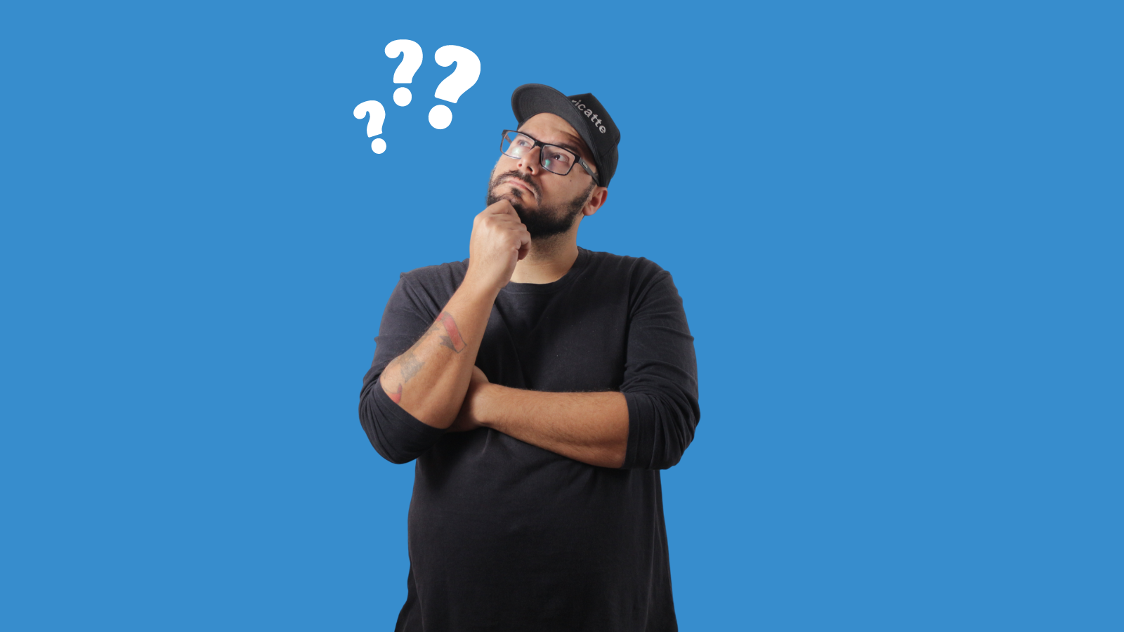guy pondering decision-making