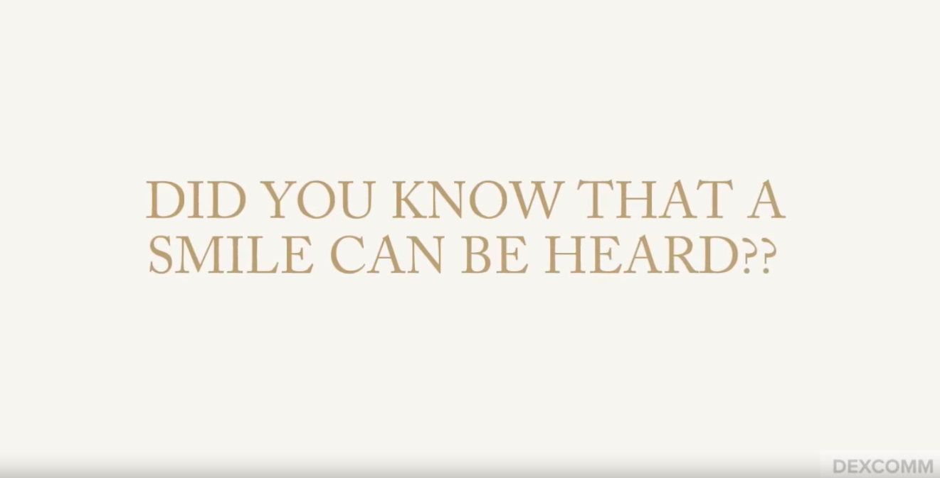 A Smile Can Be Heard